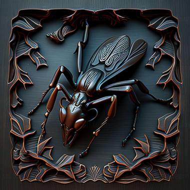 3D модель Polyrhachis bosi (STL)